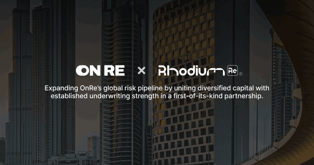 OnRe Delegates $150M to Middle East MGA Partner Rhodium Re to Expand Global Underwriting Distribution for ONyc